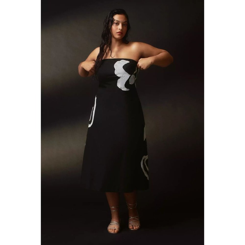 Anthropologie Maeve Floral Midi Dress - Picture 5 of 12